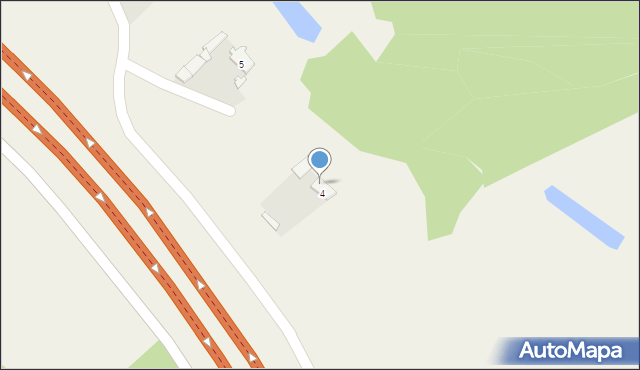 Kondrajec Szlachecki, Kondrajec Szlachecki, 4a, mapa Kondrajec Szlachecki