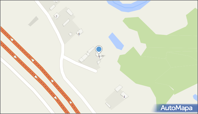 Kondrajec Szlachecki, Kondrajec Szlachecki, 5, mapa Kondrajec Szlachecki