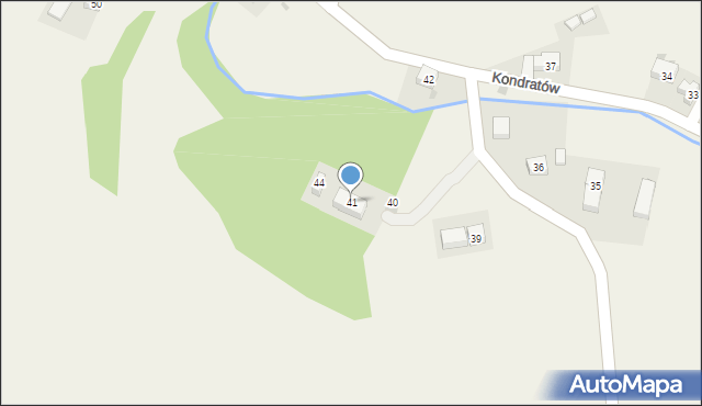 Kondratów, Kondratów, 41, mapa Kondratów