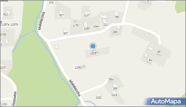 Koniaków, Koniaków, 1013, mapa Koniaków