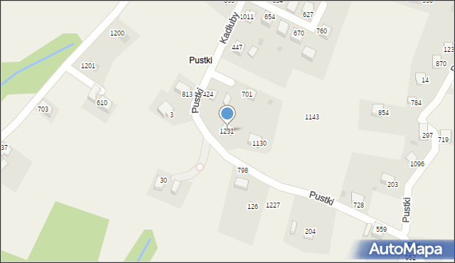 Koniaków, Koniaków, 1231, mapa Koniaków