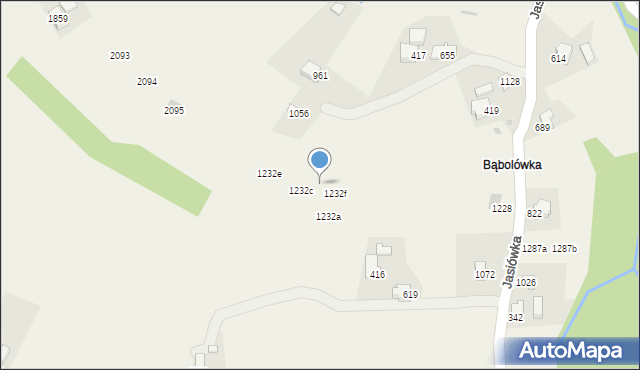 Koniaków, Koniaków, 1232g, mapa Koniaków