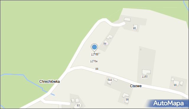 Koniaków, Koniaków, 1276b, mapa Koniaków