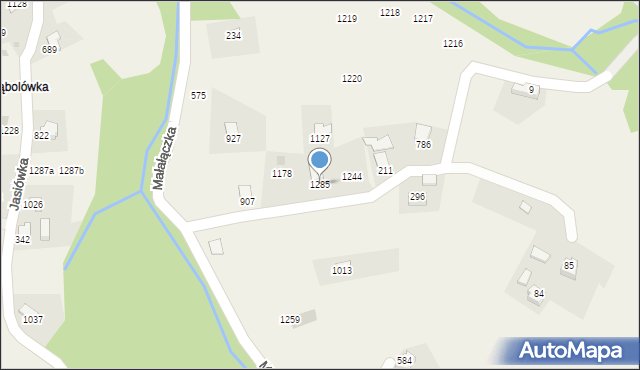 Koniaków, Koniaków, 1285, mapa Koniaków