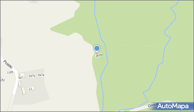 Koniaków, Koniaków, 16, mapa Koniaków