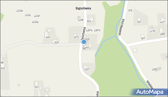 Koniaków, Koniaków, 342, mapa Koniaków