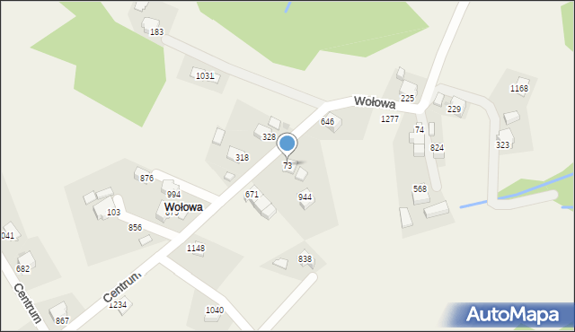 Koniaków, Koniaków, 73, mapa Koniaków