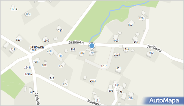 Koniaków, Koniaków, 79, mapa Koniaków