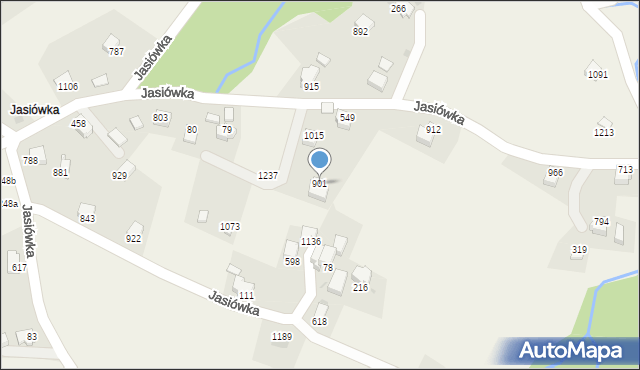 Koniaków, Koniaków, 901, mapa Koniaków