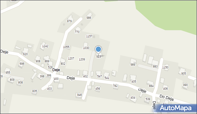 Koniaków, Koniaków, 923, mapa Koniaków