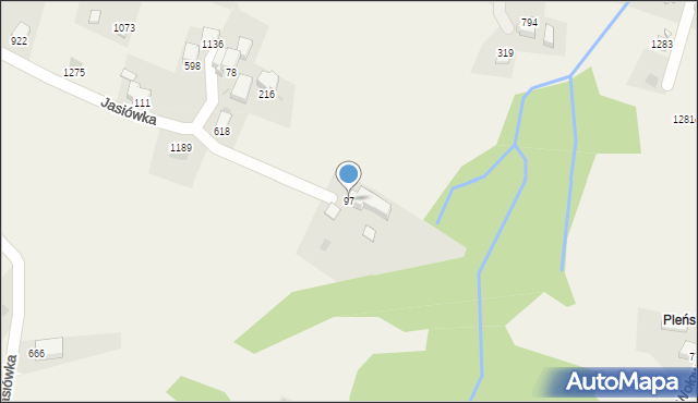 Koniaków, Koniaków, 97, mapa Koniaków