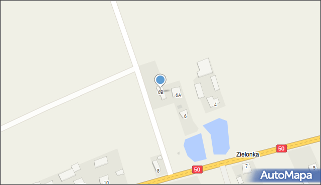 Konie, Konie, 6B, mapa Konie