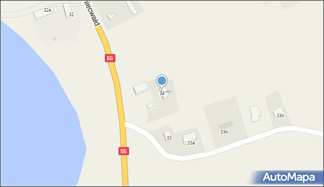 Koniecwałd, Koniecwałd, 34, mapa Koniecwałd