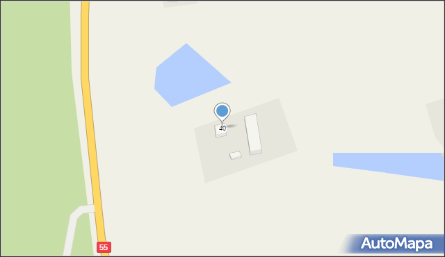 Koniecwałd, Koniecwałd, 40, mapa Koniecwałd