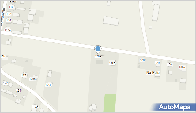 Konieczno, Konieczno, 128e, mapa Konieczno