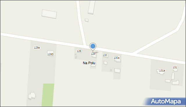 Konieczno, Konieczno, 129, mapa Konieczno