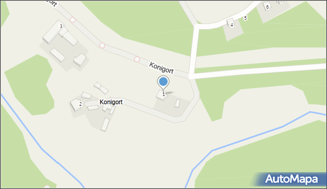 Konigort, Konigort, 1, mapa Konigort