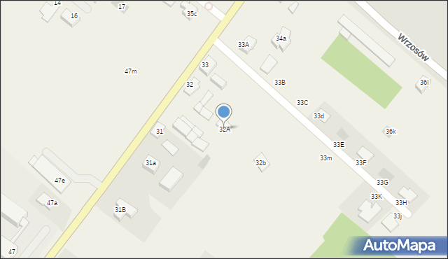 Konikowo, Konikowo, 32A, mapa Konikowo