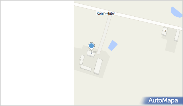 Konin, Konin-Huby, 2, mapa Konina
