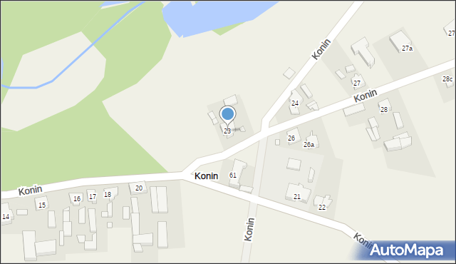 Konin, Konin, 23, mapa Konina