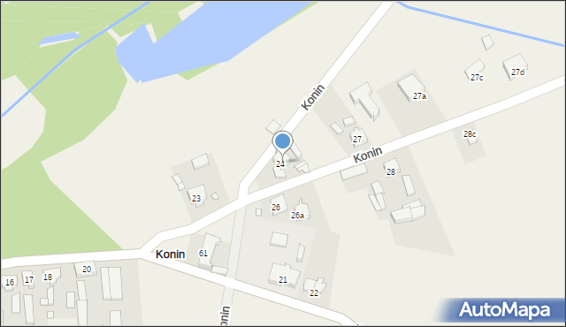 Konin, Konin, 25, mapa Konina