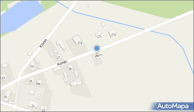 Konin, Konin, 28c, mapa Konina