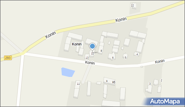 Konin, Konin, 12, mapa Konina