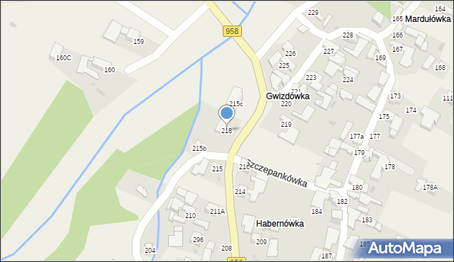 Koniówka, Koniówka, 218, mapa Koniówka