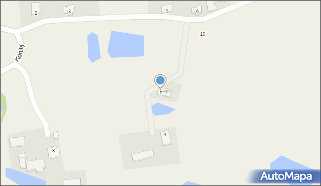 Konity, Konity, 7, mapa Konity