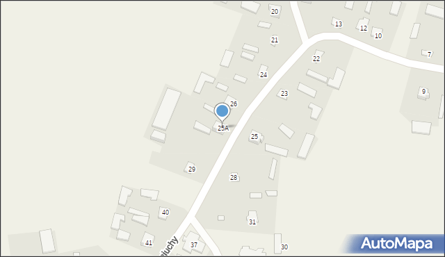 Koniuchy, Koniuchy, 25A, mapa Koniuchy