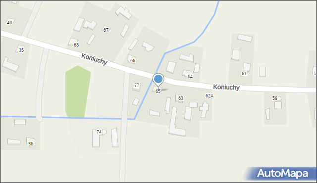 Koniuchy, Koniuchy, 65, mapa Koniuchy