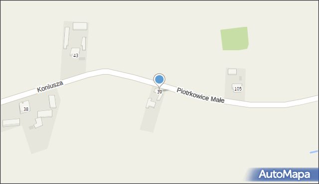 Koniusza, Koniusza, 39, mapa Koniusza