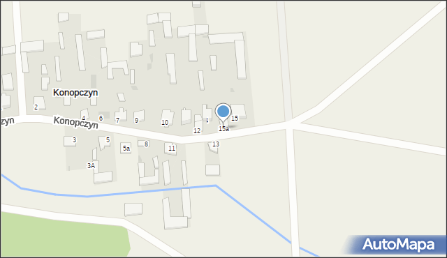 Konopczyn, Konopczyn, 15a, mapa Konopczyn