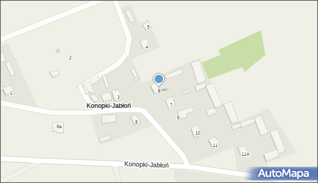 Konopki-Jabłoń, Konopki-Jabłoń, 6, mapa Konopki-Jabłoń