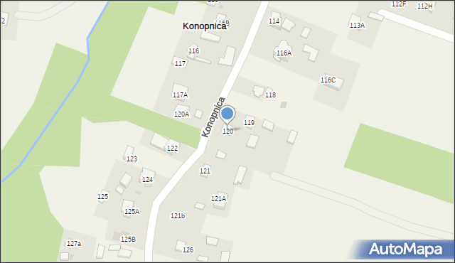 Konopnica, Konopnica, 120, mapa Konopnica