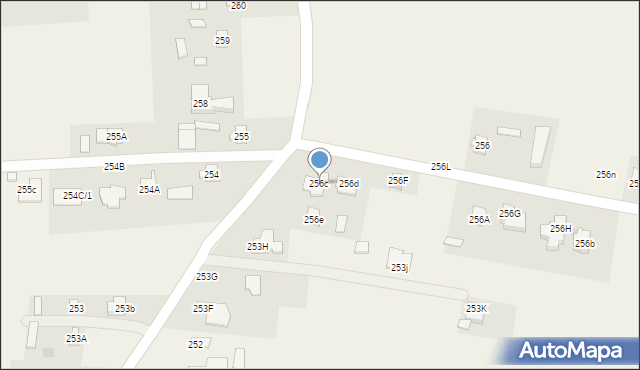 Konopnica, Konopnica, 256c, mapa Konopnica