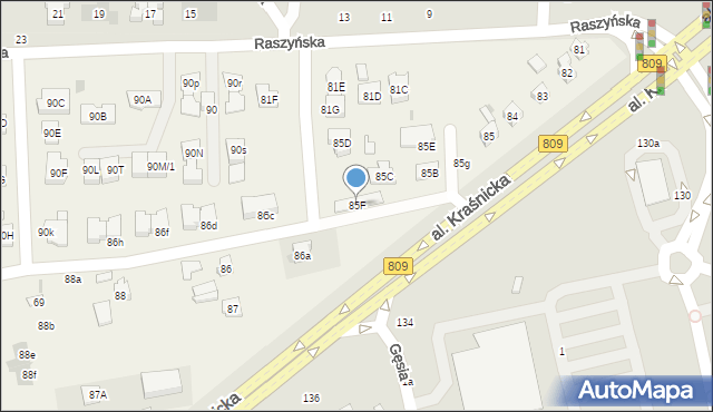 Konopnica, Konopnica, 85F, mapa Konopnica