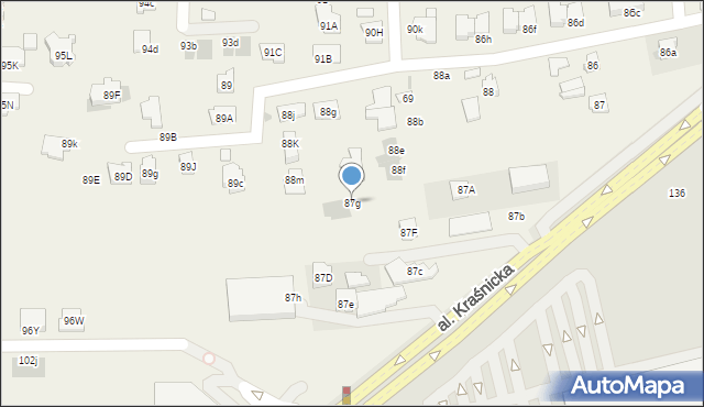 Konopnica, Konopnica, 87g, mapa Konopnica