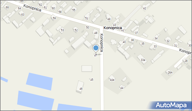 Konopnica, Konopnica, 47, mapa Konopnica
