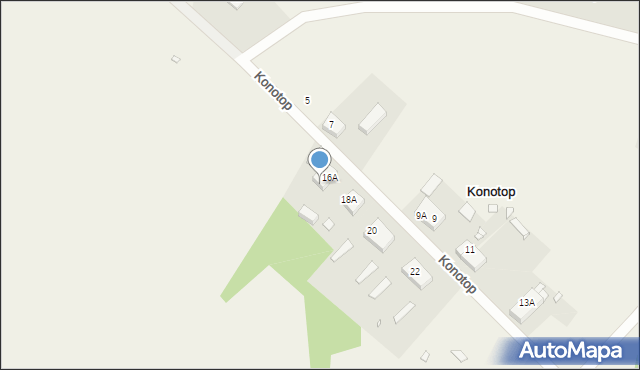 Konotop, Konotop, 16B, mapa Konotop