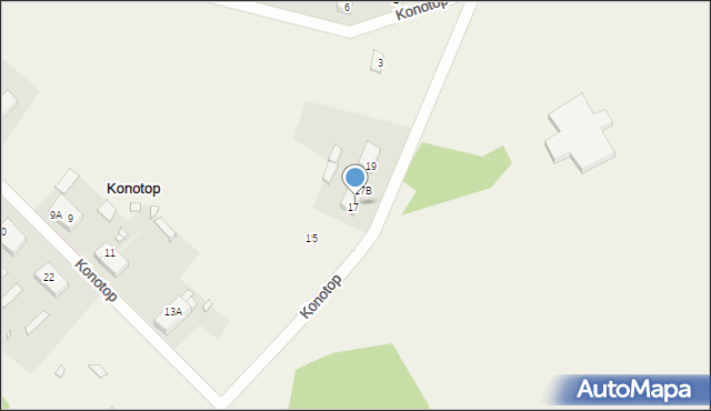 Konotop, Konotop, 17A, mapa Konotop