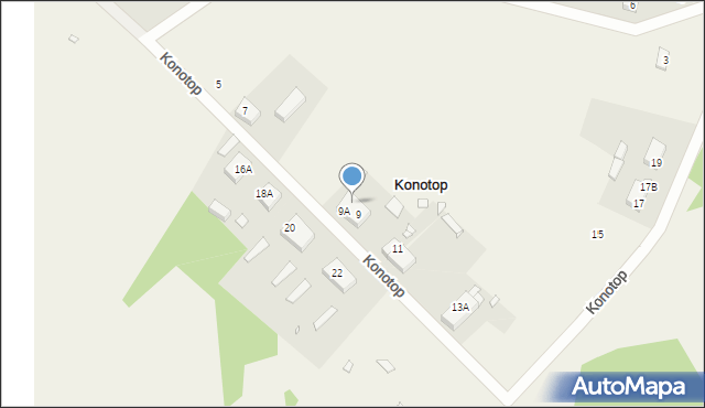 Konotop, Konotop, 9B, mapa Konotop