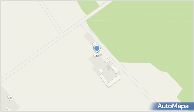 Konowały, Konowały, 50, mapa Konowały