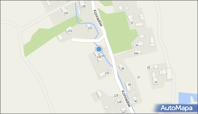 Konradów, Konradów, 131, mapa Konradów