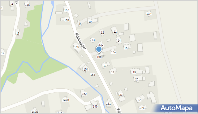 Konradów, Konradów, 15b, mapa Konradów