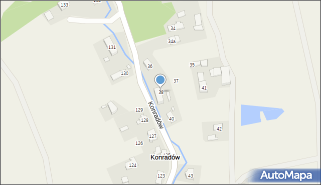 Konradów, Konradów, 38, mapa Konradów