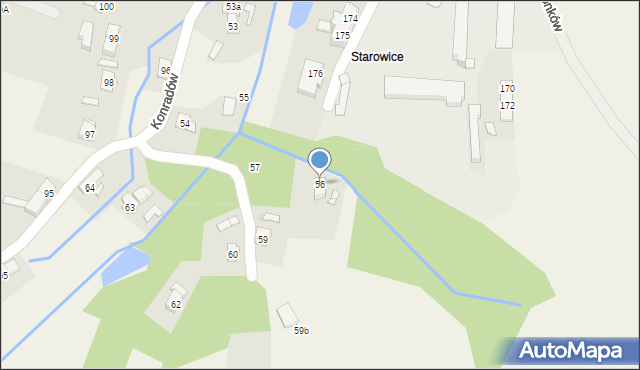 Konradów, Konradów, 56, mapa Konradów