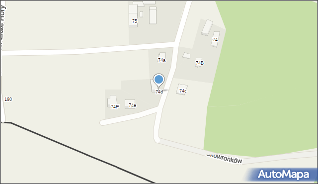 Konradów, Konradów, 74d, mapa Konradów