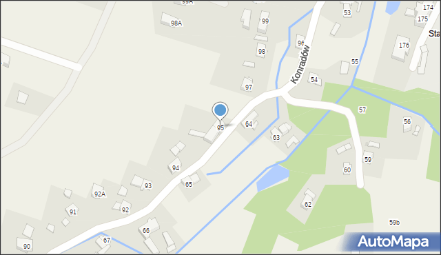 Konradów, Konradów, 95, mapa Konradów