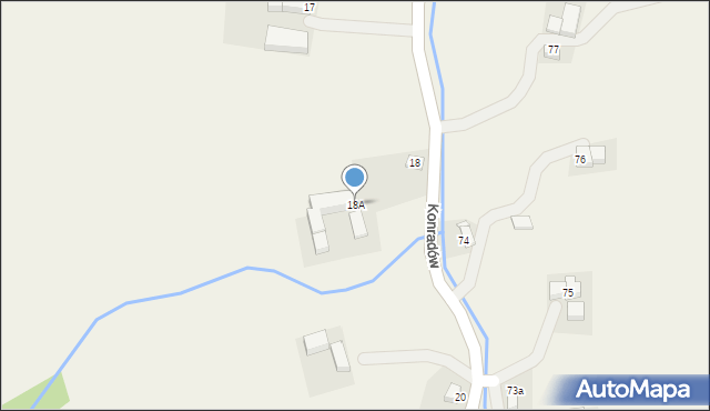 Konradów, Konradów, 19, mapa Konradów